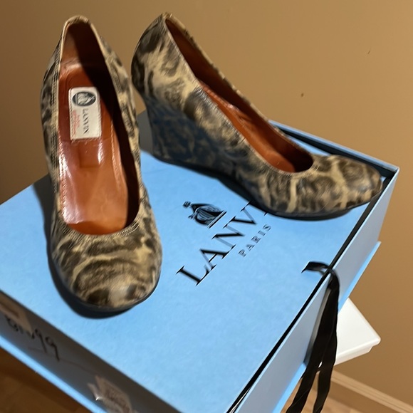 Lanvin Ballerine Wedge 80, size 38 - Picture 4 of 5